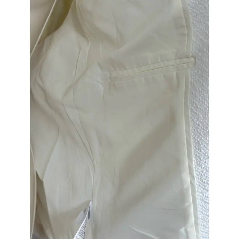 NWT‎ J.Crew Tweed Lady Jacket in White Size 22